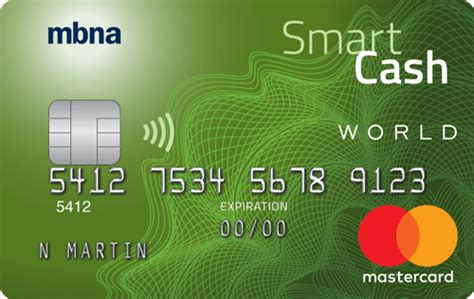 mbna smart cash world card benefits|MBNA cash back card.